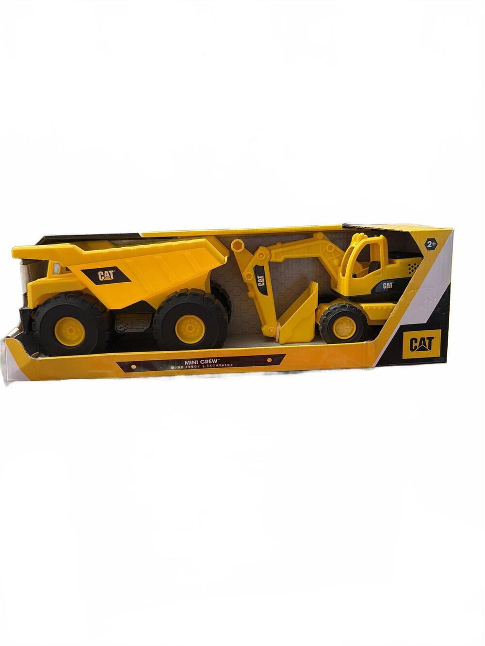 CAT Construction Toy Set Dump Truck and Loader in Box